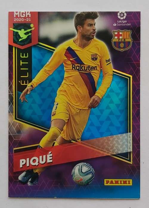 GERARD PIQUE - PANINI "MGK LA LIGA 2020/2021" - "ELITE" FOIL TRADING CARD
