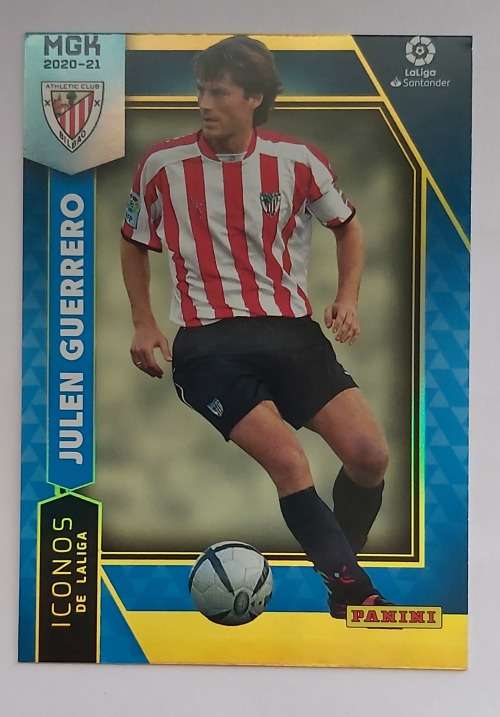JULEN GUERRERO - PANINI "MGK LA LIGA 2020/2021" - "LA LIGA ICONS" GOLD FOIL TRADING CARD