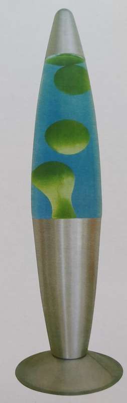 LAVA LAMP - KM1031 41cm TALL - BLUE COLOUR