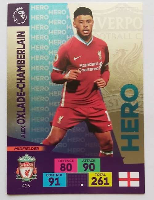 LIVERPOOL FC  - ENGLISH PREMIER LEAGUE 2020/2021 - TEAM SET of 24 `FOIL and BASE` TRADING CARDS