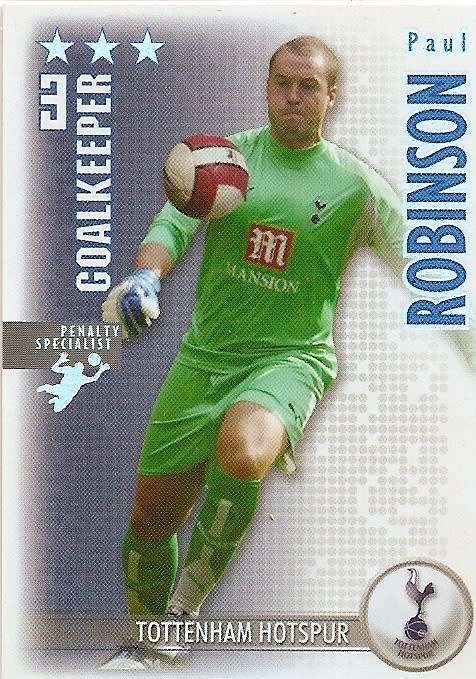 PAUL ROBINSON - MAGIC BOX `SHOOT OUT` 2006-07 - `PENALTY SPECIALIST` FOIL TRADING CARD
