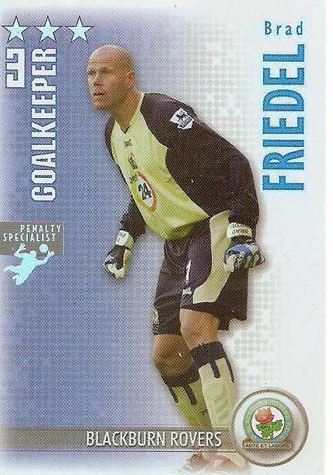 BRAD FRIEDEL - MAGIC BOX `SHOOT OUT` 2006-07 - `PENALTY SPECIALIST` FOIL TRADING CARD