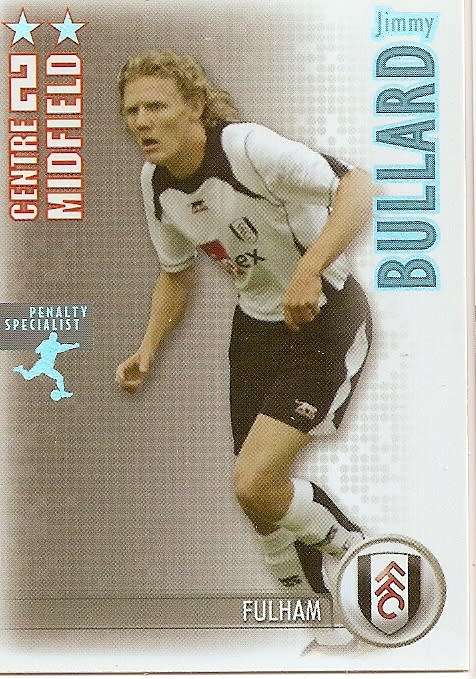 JIMMY BULLARD - MAGIC BOX `SHOOT OUT` 2006-07 - `PENALTY SPECIALIST` FOIL TRADING CARD