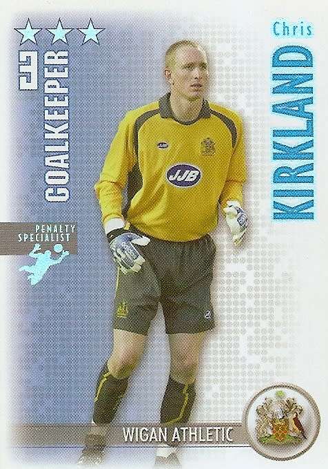 CHRIS KIRKLAND - MAGIC BOX `SHOOT OUT` 2006-07 - `PENALTY SPECIALIST` FOIL TRADING CARD