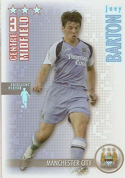 JOEY BARTON - MAGIC BOX `SHOOT OUT` 2006-07 - `EXCELLENT PLAYER` FOIL TRADING CARD