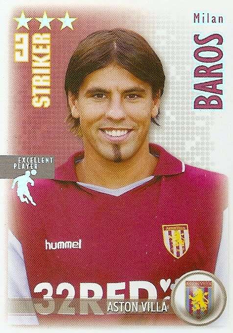MILAN BARROS - MAGIC BOX `SHOOT OUT` 2006-07 - `EXCELLENT PLAYER` FOIL TRADING CARD