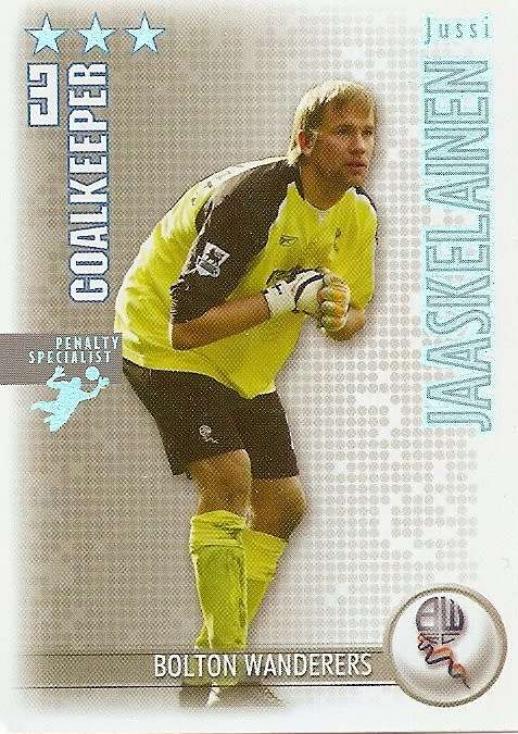JUSSI JAASKELAINEN - MAGIC BOX `SHOOT OUT` 2006-07 - `PENALTY SPECIALIST` FOIL TRADING CARD