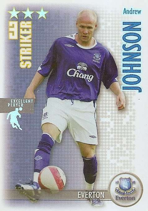ANDY JOHNSON - MAGIC BOX `SHOOT OUT` 2006-07 - `EXCELENT PLAYER` FOIL TRADING CARD