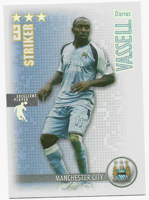 DARIUS VASSELL - MAGIC BOX `SHOOT OUT` 2006-07 - `EXCELENT PLAYER` FOIL TRADING CARD