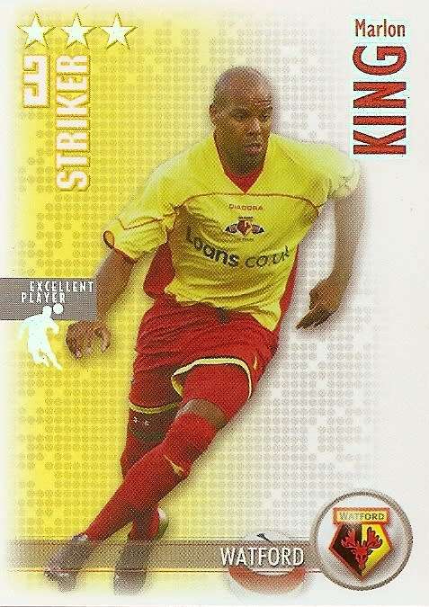 MARLON KING - MAGIC BOX `SHOOT OUT` 2006-07 - `EXCELENT PLAYER` FOIL TRADING CARD