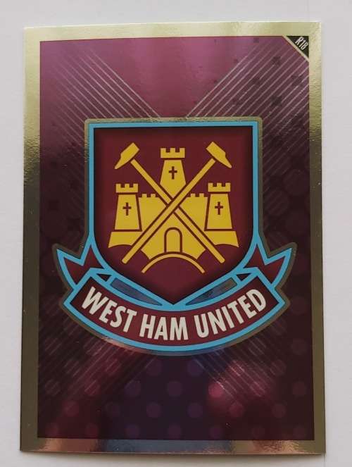 WEST HAM UNITED - TOPPS MATCH ATTAX `EXTRA` 2011 - FOIL `BADGE` TRADING CARD R18