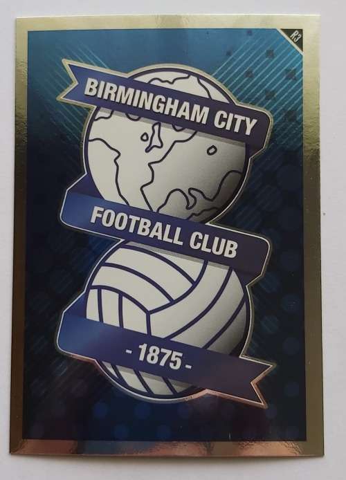 BIRMINGHAM CITY - TOPPS MATCH ATTAX `EXTRA` 2011 - FOIL `BADGE` TRADING CARD R3