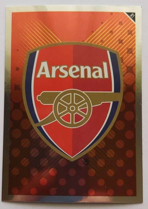 ARSENAL FC - TOPPS MATCH ATTAX `EXTRA` 2011 - FOIL `BADGE` TRADING CARD R1