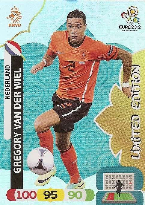 GREGORY VAN DER WIEL - PANINI ADRENALYN EURO 2012 -  `RARE` `LIMITED EDITION` CARD