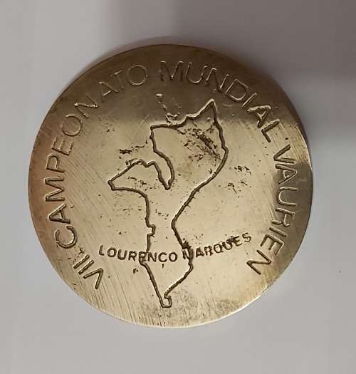 SAILING COMM. MEDAL 1973 - WORLD CHAMPIONSHIP `VAURIEN CLASS` SAILING SOLID BRASS MEDAL 280 of 500
