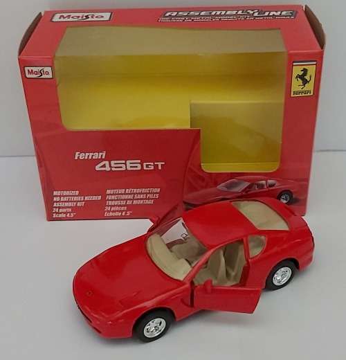 FERRARI 456 GT - MAISTO `ASSEMBLY LINE` 1/39 SCALE MODEL CAR