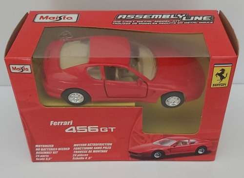 FERRARI 456 GT - MAISTO `ASSEMBLY LINE` 1/39 SCALE MODEL CAR