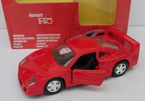 FERRARI  F40 - MAISTO `ASSEMBLY LINE` 1/39 SCALE MODEL CAR