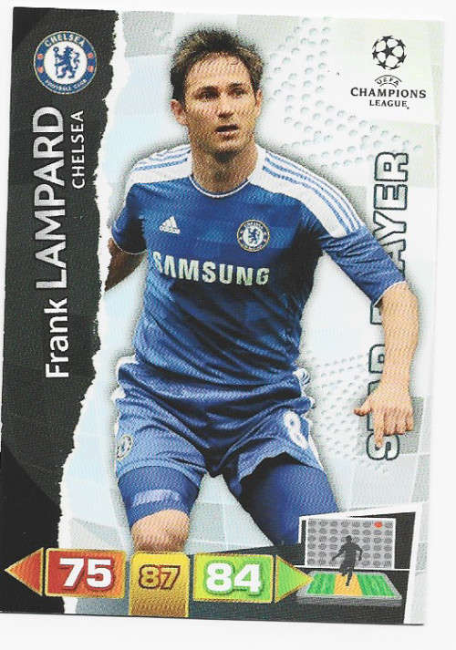 FRANK LAMPARD (CHELSEA) - PANINI CHAMPIONS LEAGUE 2011/12 - `STAR PLAYER` TRADING CARD
