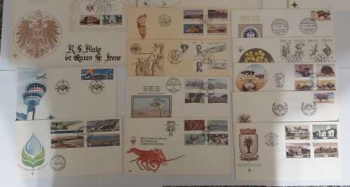 SOUTH WEST AFRICA - LOT of 32 1st Day Covers - No Duplicates