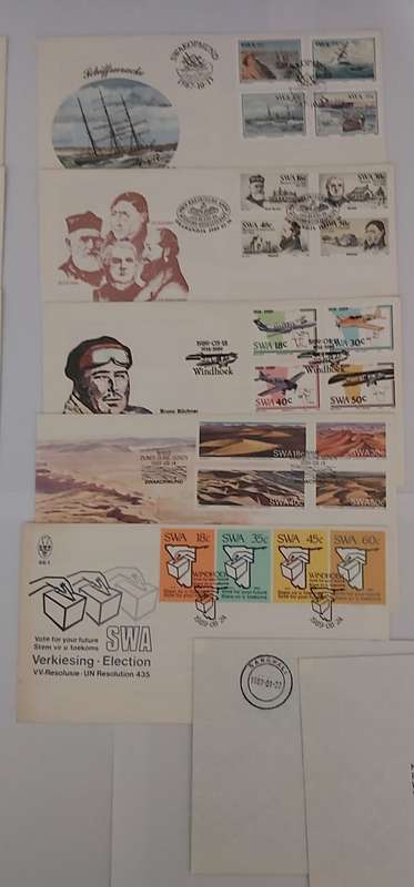 SOUTH WEST AFRICA - LOT of 32 1st Day Covers - No Duplicates