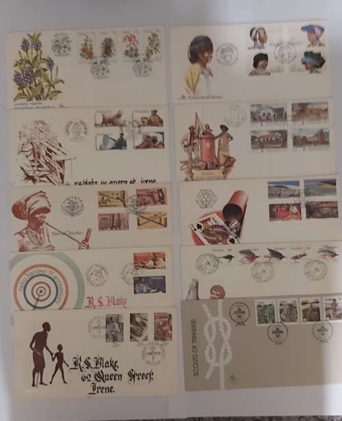 TRANSKEI - LOT of 11 1st Day Covers - No Duplicates
