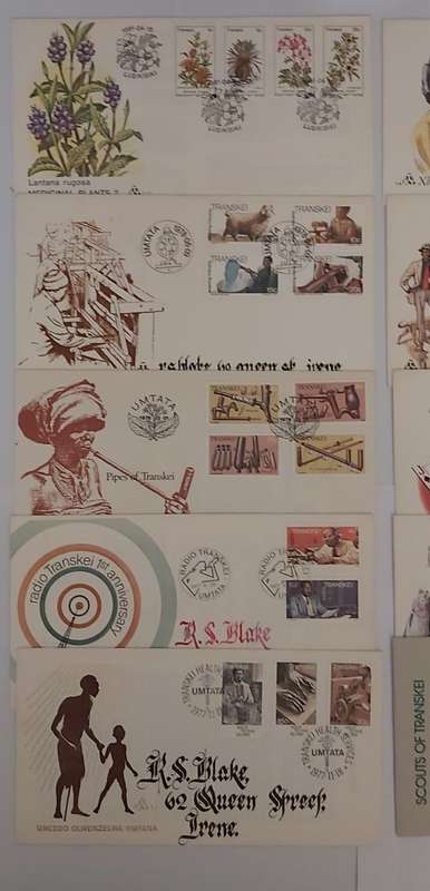 TRANSKEI - LOT of 11 1st Day Covers - No Duplicates