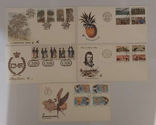 CISKEI - LOT of 5 1st Day Covers - No Duplicates