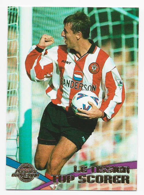 MATT LE TISIER (SAINTS) - TOPPS `PREMIER GOLD` 2000 - RARE `TOP SCORER` INSERT TRADING CARD A15