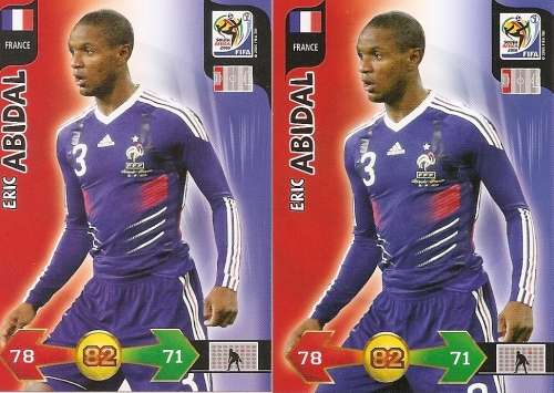 ERIC ABIDAL - FIFA WORLD CUP 2010 ADRENALYN XL -  `BASE` TRADING CARD - UK EDITION ONLY