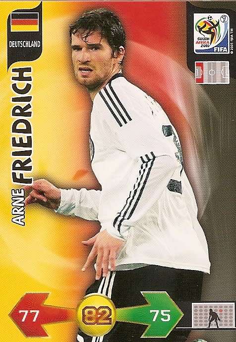ARNE FRIEDRICH - FIFA WORLD CUP 2010 ADRENALYN XL -  `BASE` TRADING CARD - UK EDITION ONLY
