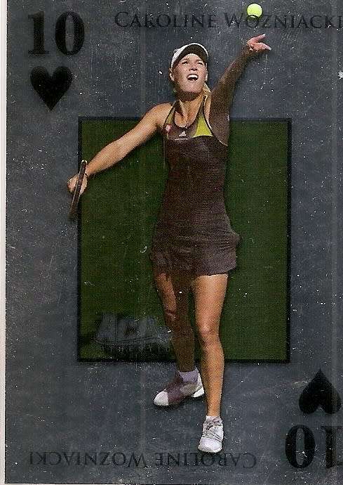 CAROLINE WOZNIACKI - ACE AUTHENTIC 2011 -`ROYAL FLUSH` FOIL INSERT CARD RF18
