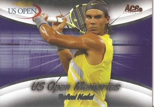 RAFAEL NADAL - ACE AUTHENTIC 07 `US OPEN MEMORIES` - TRADING CARD USOM16