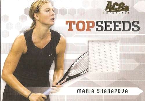 MARIA SHARAPOVA - ACE AUTHENTIC 2005 -  RARE `TOP SEEDS``JERSEY MEMORABILIA` CARD TS1