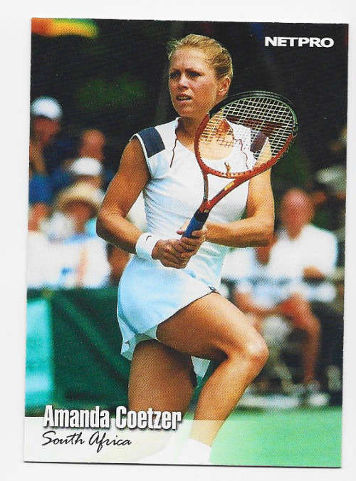 AMANDA COETZER - NETPRO TENNIS 2003 (International) - RARE TRADING CARD 58