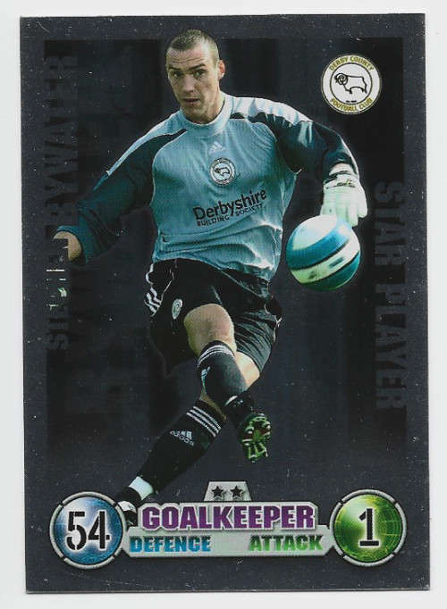 STEPHEN BYWATER - TOPPS `MATCH ATTAX` 2007/08 -  `STAR PLAYER` FOIL TRADING CARD