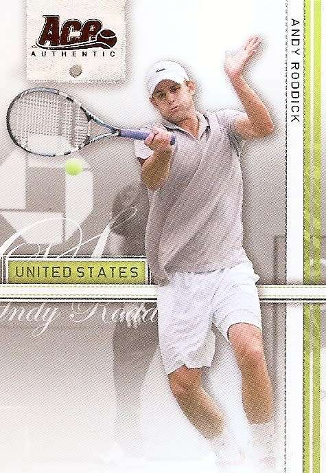 ANDY RODDICK - TENNIS `ACE AUTHENTIC` 2007 - `BRONZE` BASE TRADING CARD 5