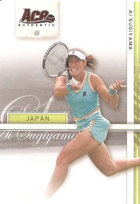 AI SUGIYAMA - TENNIS `ACE AUTHENTIC` 2007 - `BRONZE` BASE TRADING CARD 1