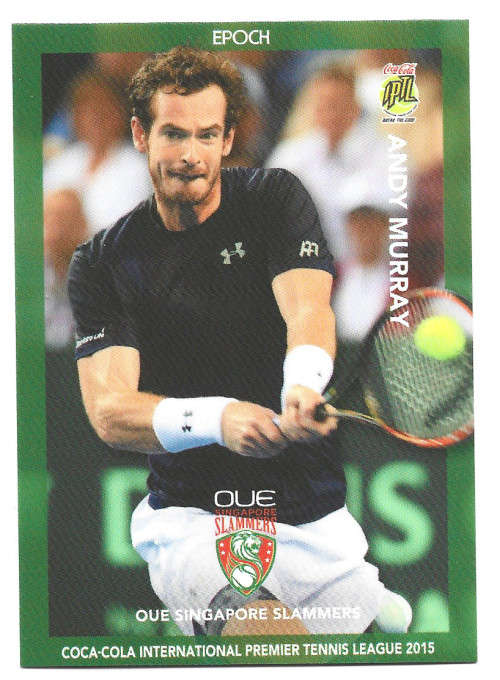 ANDY MURRAY - EPOCH  Coca Cola TENNIS League 2015  - TRADING CARD 23