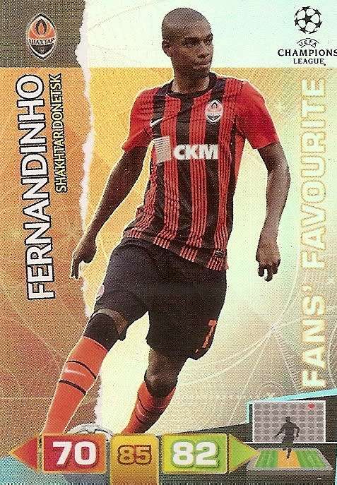 FERNANDINHO (Shaktar Donesk) - PANINI `CHAMPIONS LEAGUE 2011/12` - `FANS FAVOURITE` TRADING CARD