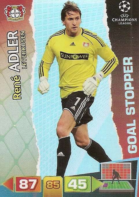 RENE ADLER (Borusia Monch.) - PANINI `CHAMPIONS LEAGUE 2011/12` - FOIL `GOAL STOPPER` TRADING CARD