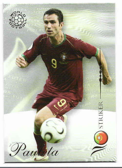 PEDRO PAULETA (Portugal) - FUTERA WORLD FOOTBALL 2007 - RARE TRADING CARD 171