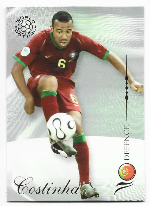 FRANCISCO COSTINHA (Portugal) - FUTERA WORLD FOOTBALL 2007 - RARE TRADING CARD 25