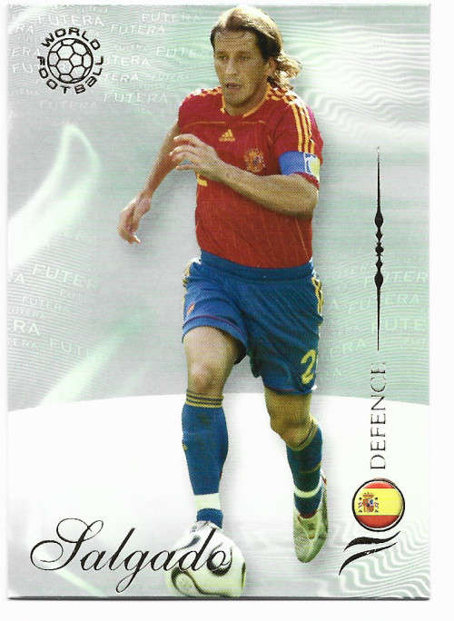 MICHEL SALGADO (Spain) - FUTERA WORLD FOOTBALL 2007 - RARE TRADING CARD 54