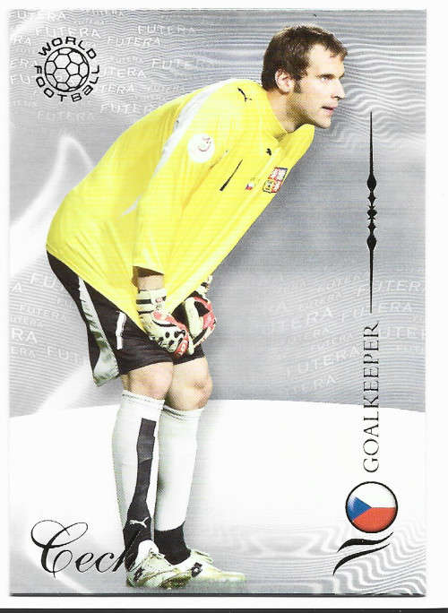 PETR CECH (Cech Rep) - FUTERA WORLD FOOTBALL 2007 - RARE TRADING CARD 4