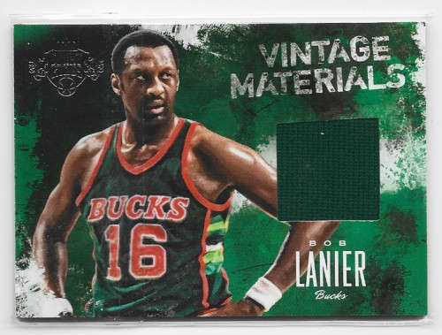 BOB LANIER  - PANINI BASKETBALL `NBA 2013/14`- `VINTAGE MATERIALS` `JERSEY` TRADING CARD #249