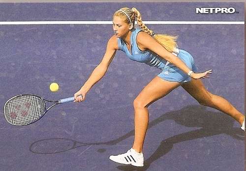 ANNA KOURNIKOVA - NETPRO TENNIS 2003 (PHOTO CARD) - RARE ROOKIE TRADING CARD
