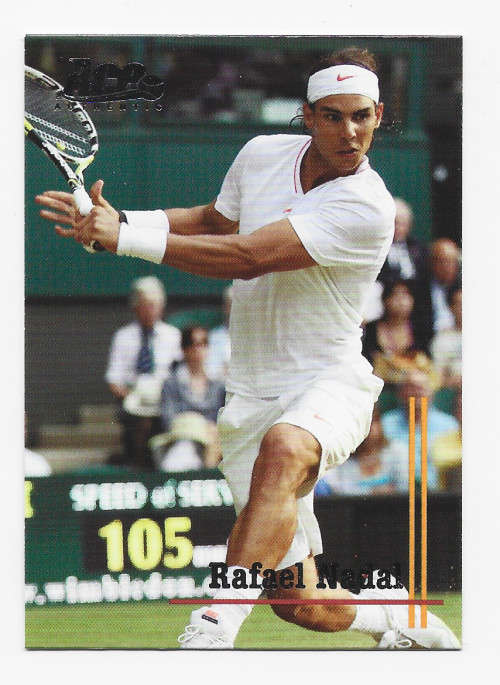 RAFAEL NADAL  - TENNIS `ACE AUTHENTIC 2011` - RARE `BASE` TRADING CARD 81