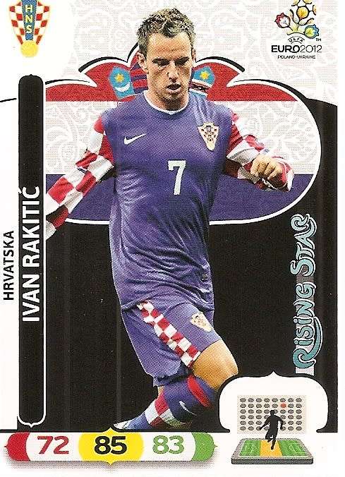 IVAN RAKITIC - PANINI  `ÜEFA EURO 2012` EDITION - `RISING STAR` TRADING CARD