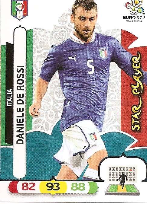 DANIEL DE ROSSI - PANINI  `ÜEFA EURO 2012` EDITION - `STAR PLAYER` TRADING CARD